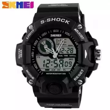 Jam Tangan Pria Dual Time Original SKMEI AD1029