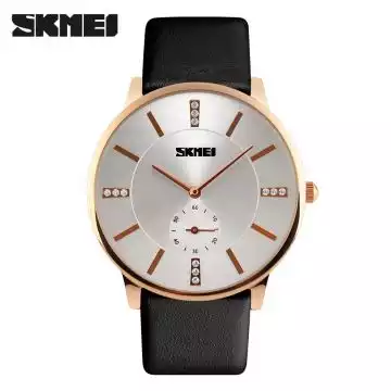 Jam Tangan Pria Original Analog Leather SKMEI 1168CL