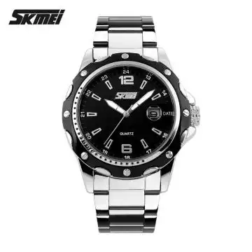 Jam Tangan Pria Original Analog Stainless SKMEI 0992C