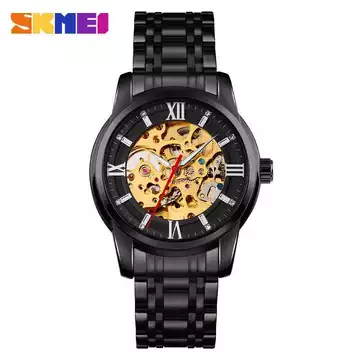 Jam Tangan Pria Automatic Original Stainless SKMEI 9222CS