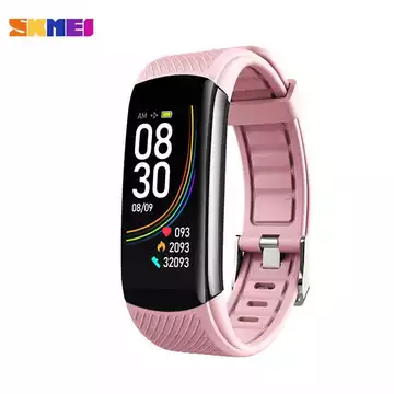 Jam Tangan Pria Smart Watch Bluetooth Original SKMEI C6T Pink