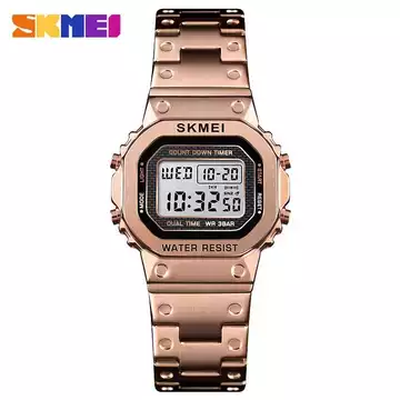 Jam Tangan Wanita Digital Original SKMEI DG1433 Rose