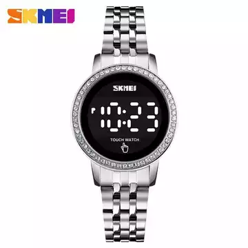 Jam Tangan Wanita Digital Original SKMEI DG1669 Silver