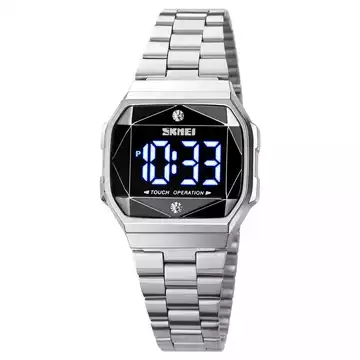 Jam Tangan Wanita Digital Original SKMEI DG1797 Silver