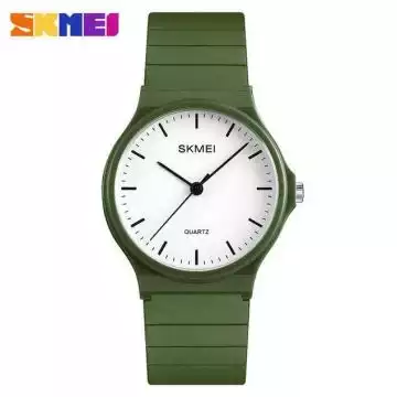 Jam Tangan Wanita Analog Original SKMEI 1419C Army