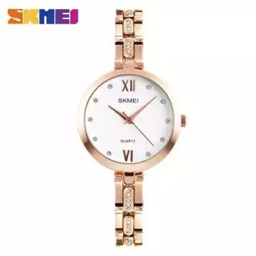 Jam Tangan Wanita Original SKMEI 1225C Gold