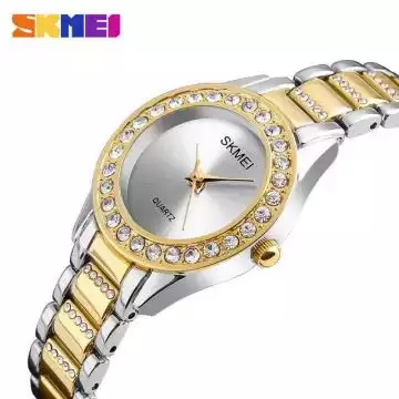 Jam Tangan Wanita Original SKMEI 1262CS Gold