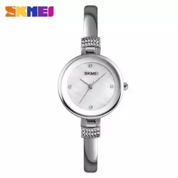 Jam Tangan Wanita Original SKMEI 1409CS Silver