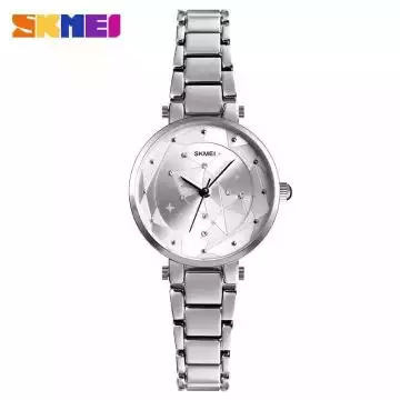 Jam Tangan Wanita Original SKMEI 1411CS Silver