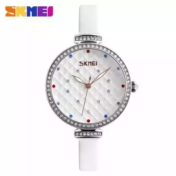 Jam Tangan Wanita Original SKMEI 9142 Putih