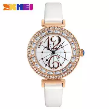 Jam Tangan Wanita Original SKMEI 9158 Putih