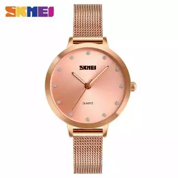 Jam Tangan Wanita Stainless Original SKMEI 1291CS