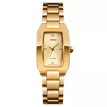 Jam Tangan Wanita Stainless Original SKMEI 1713CS Gold