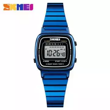 Jam Tangan Wanita Digital Original SKMEI 1252 Biru