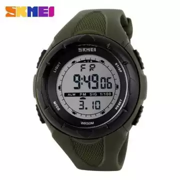 Jam Tangan Wanita Digital Original SKMEI DG1074 Hijau