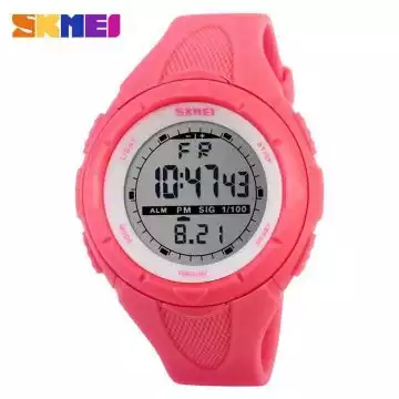 Jam Tangan Wanita Digital Original SKMEI DG1074 Pink