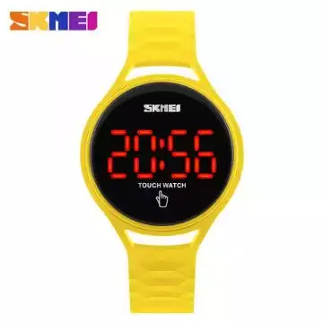 Jam Tangan Wanita Digital Touch Original SKMEI 1230A Kuning