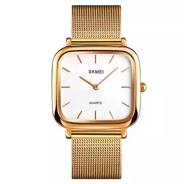 Jam Tangan Wanita Stainless Original SKMEI 1555CS Gold